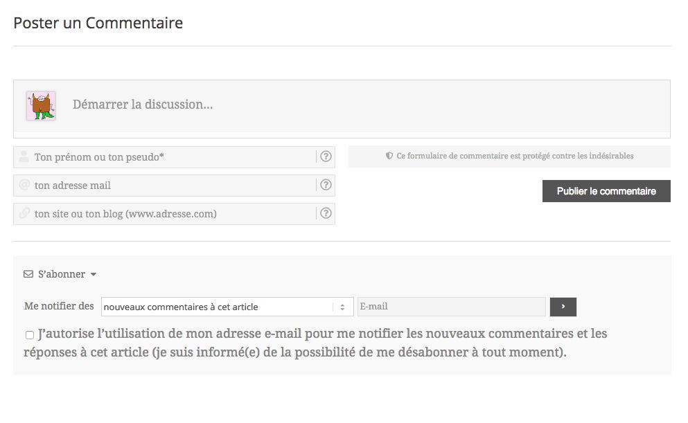 wpDiscuz pour améliorer les commentaires