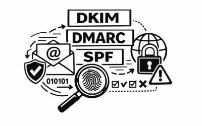 Réglages DMARC, SPF et DKIM de mes adresses mail